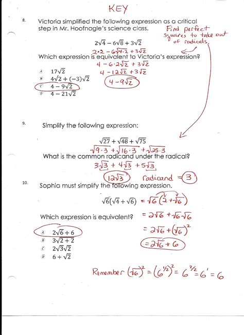 The Algebra 1 course, often taught in the 9th grade, covers Linear equations, inequalities, functions, and graphs; Systems of equations and inequalities; Extension of the concept of a function; Exponential models; and Quadratic equations, functions, and graphs. . Math nation algebra 1 answer key